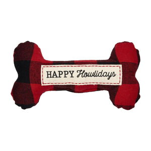 Holiday Dog Bone Squeaker
