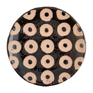 Circle Black Dot Platter