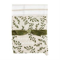 Merry White Christmas Towel Set