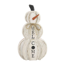 Load image into Gallery viewer, Pumpkin/Snowman Reversible Plaque