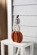 Load image into Gallery viewer, Pumpkin/Snowman Reversible Plaque