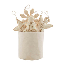 Gold Felt Ornaments