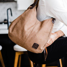 Load image into Gallery viewer, Anniston Canvas Hobo Bag
