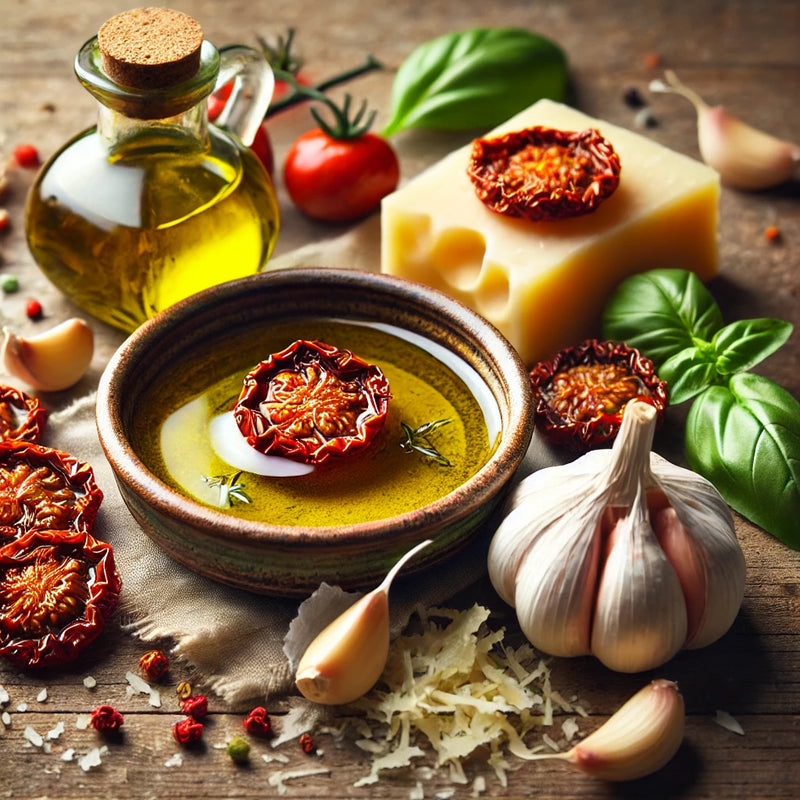 Sundried Tomato Garlic Parmesan - Infused Olive Oil