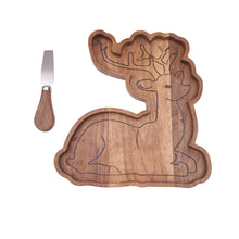 Load image into Gallery viewer, Christmas Charcuterie Serving Board With Spreader