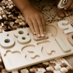 Large Soft Silicone Number Puzzle for Toddlers