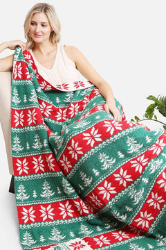 Christmas Pattern Luxury Soft Throw Blanket