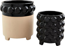 Black Bubble Planters
