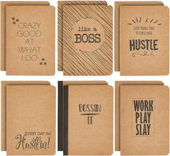 Kraft Paper Motivational Notebook