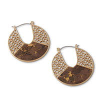 Round Cork Earrings