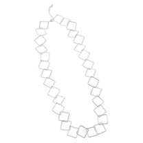 Open Square Link Chain Necklace