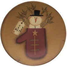 Load image into Gallery viewer, Snowman in Pockets Plate