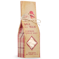 Artigiani dei Sapori, Sicilian Sea Salt with Garlic, 7 oz, All-Natural Unrefined Sea Salt Infused with Garlic