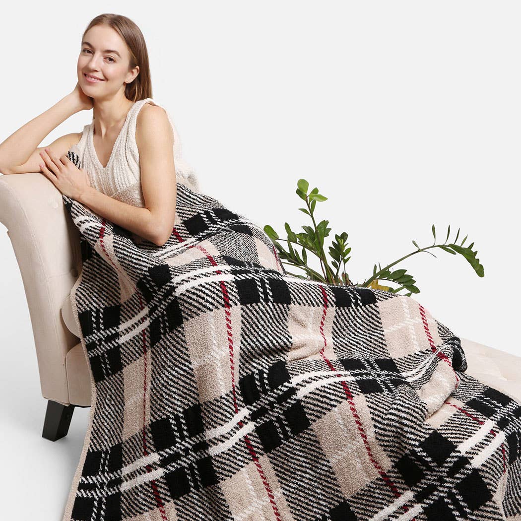 Tartan Plaid Pattern Luxury Soft Throw Blanket