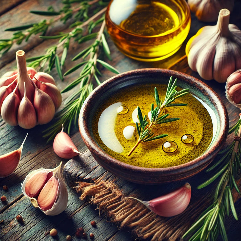 Roasted Garlic - Infused Olive Oil