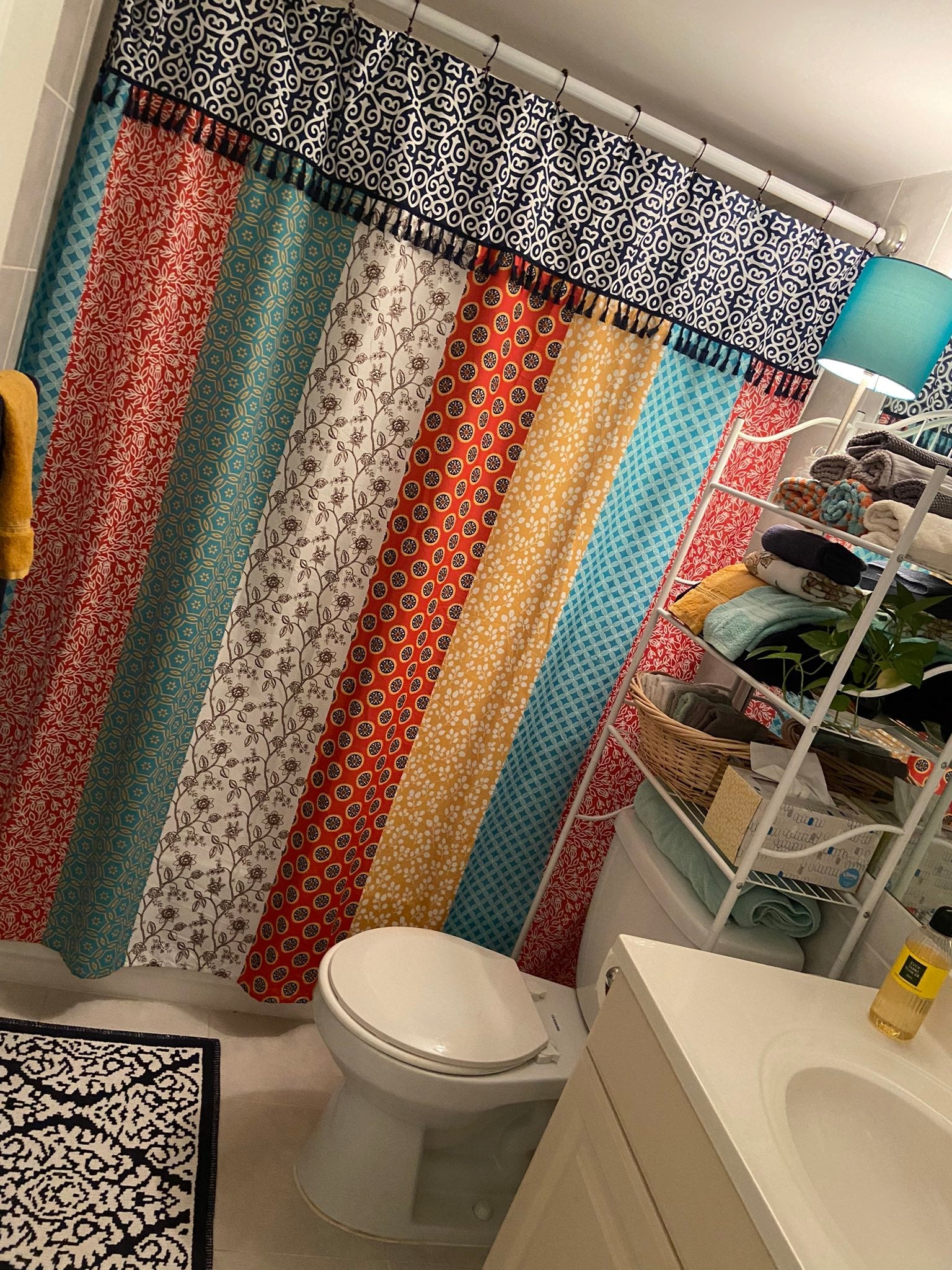 Boho Patch Shower Curtain