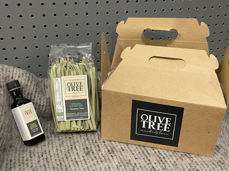 Pre-Made Gift Set with Pasta and Olive Oil