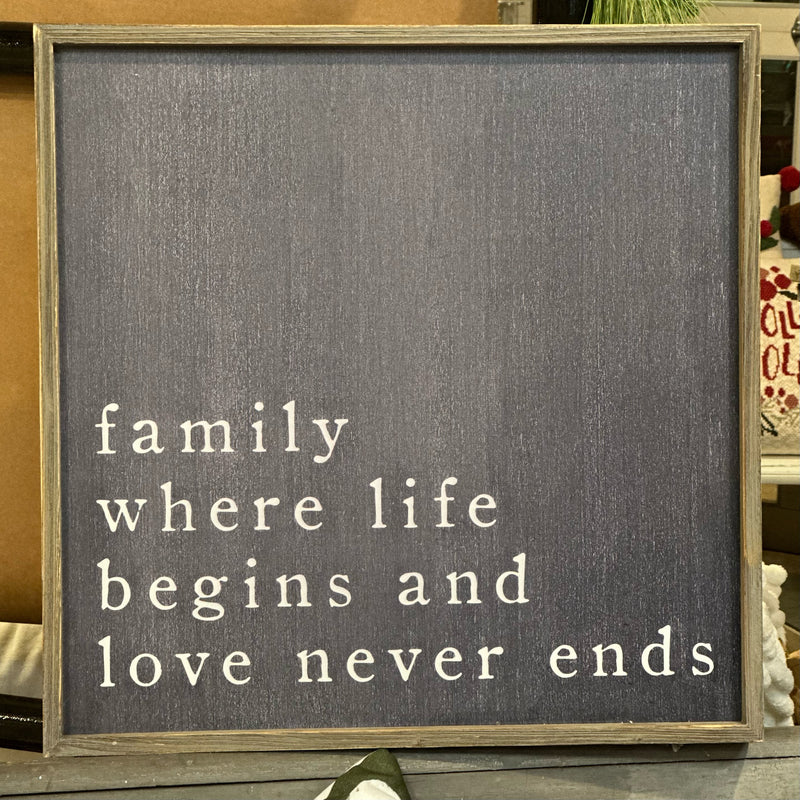 Family Wall Sign