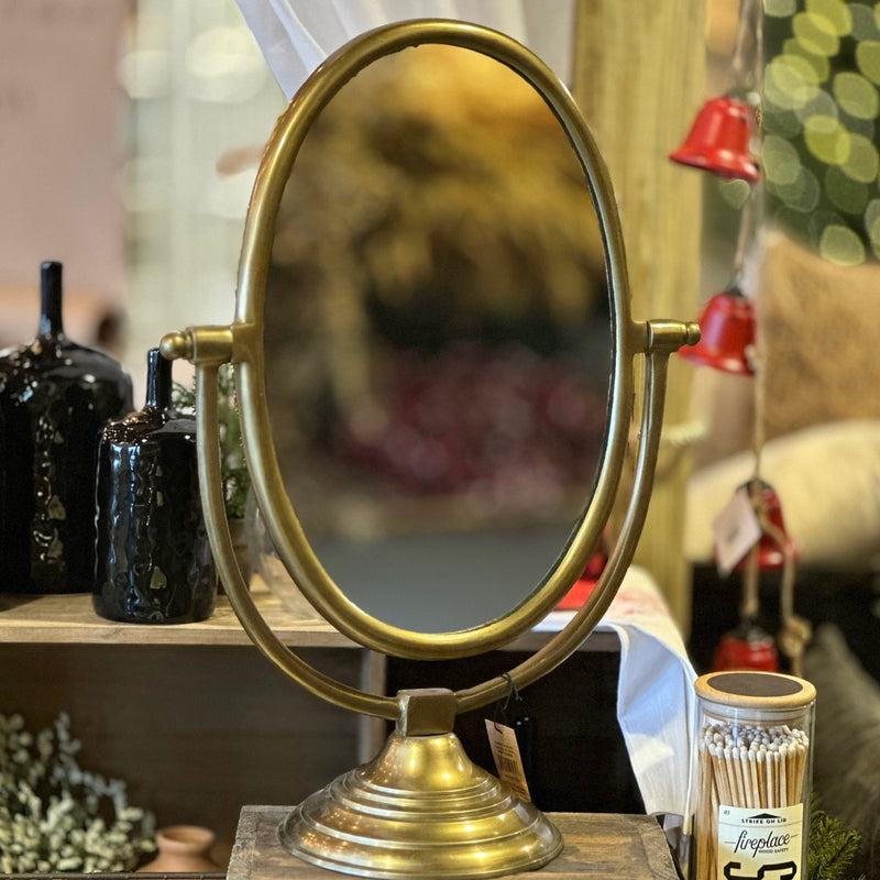Gold Vintage Vanity Mirror