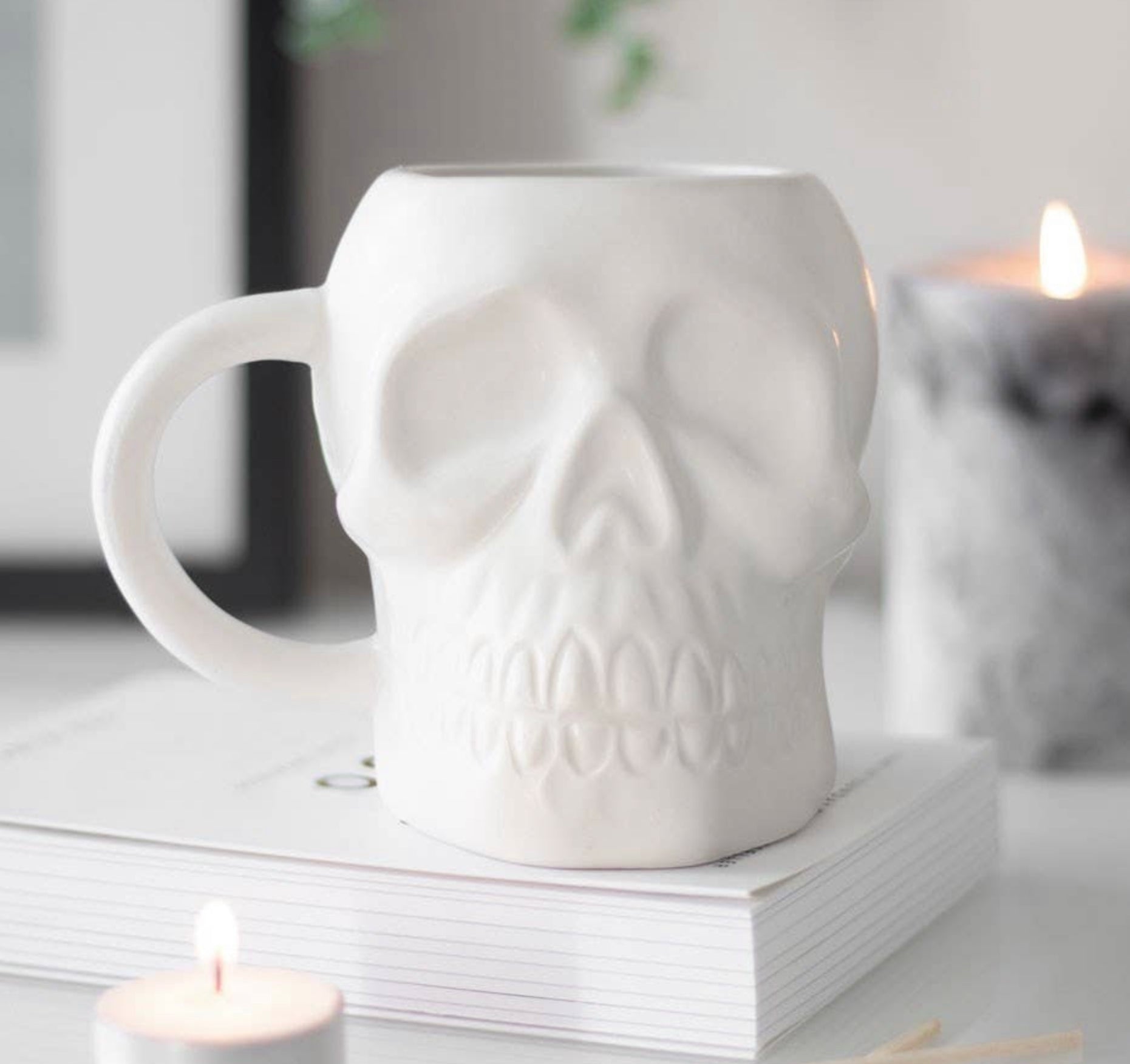 Matte Skull Mug