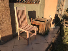 Farmhouse Redwood Dining Chair