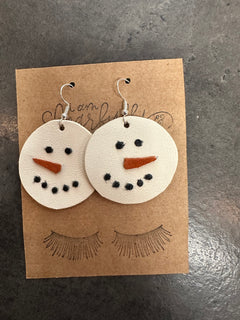 Christmas  Fabric Earrings