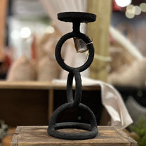 Black Chain Link Candlestick