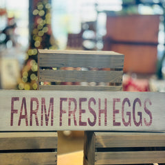 Farm Fresh Eggs - Farmhouse Sign