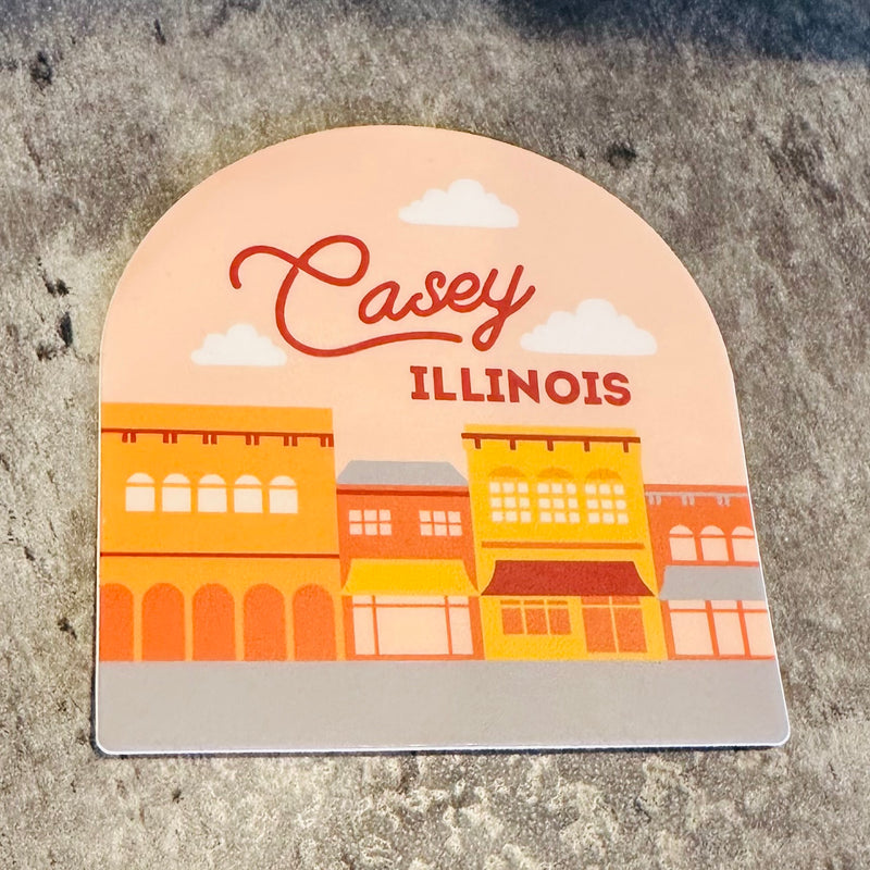 Casey Small Town Sticker