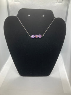 Beaded Silver Necklaces