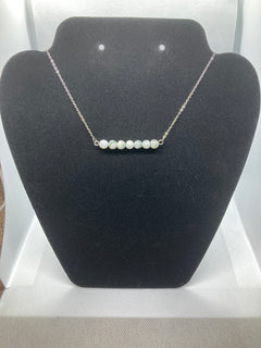 Beaded Silver Necklaces