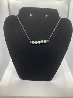 Beaded Silver Necklaces