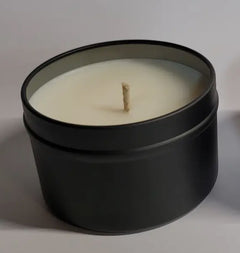 Wine Cork - Cotton Wick, OTM Black Tin Candle