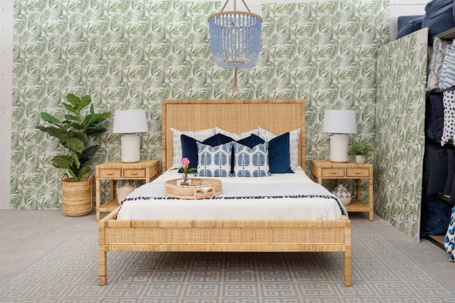 Hayes Rattan Bed - Multiple Sizes