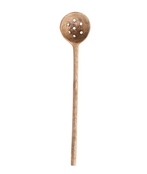 mango wood olive spoon, natural