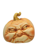 Resin Pumpkin With Face