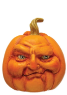 Resin Pumpkin With Face