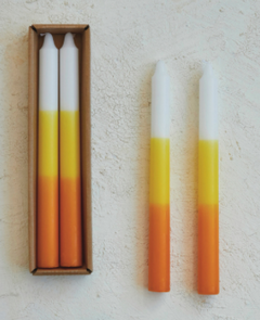 Candy Corn Unscented Taper Candles