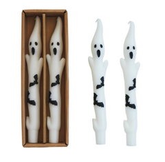 Unscented Ghost Shaped Taper Candles