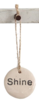 Tag Ornament with Holiday Word