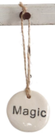 Tag Ornament with Holiday Word