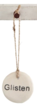 Tag Ornament with Holiday Word