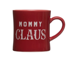 Mommy/Daddy Claus Stoneware Mug