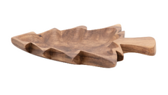 Acacia Wood Christmas Tree Shaped Bowl