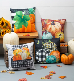 Interchangeable Pumpkin Pillow Cover