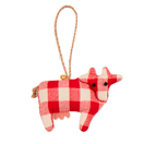 Plush Farm Animal Ornaments