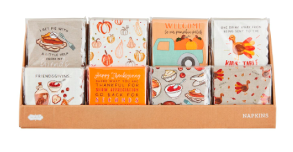 Thanksgiving Cocktail Napkin Sets