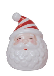 Hand-Painted Ceramic Santa Salt &amp; Pepper Shakers