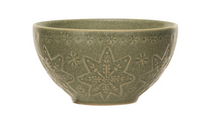 Debossed Stoneware Bowl