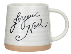 Stoneware Mug w/ Holiday Sayings